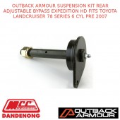 OUTBACK ARMOUR SUSP KIT REAR ADJ BYPASS EXPD HD FITS TOYOTA LC 78S 6 CYL PRE 07